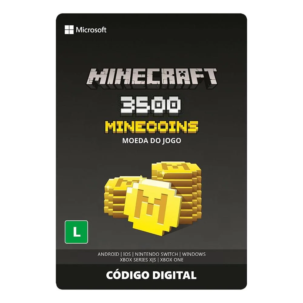 Comprar Cartões Minecraft (Mojang)