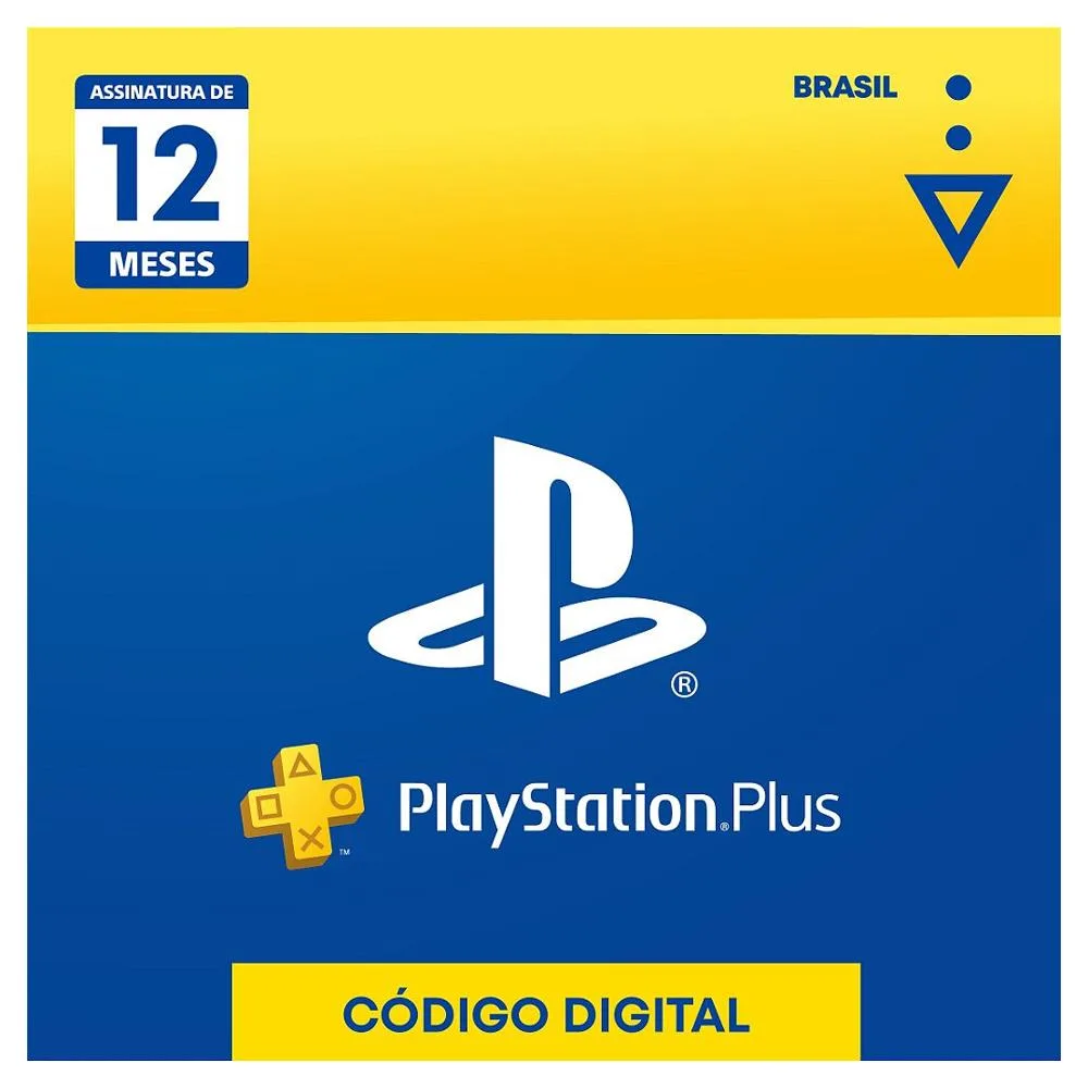 Cartão Psn Plus 12 Meses Brasil Playstation Br - Ps3 Ps4 Ps5 - Escorrega o  Preço