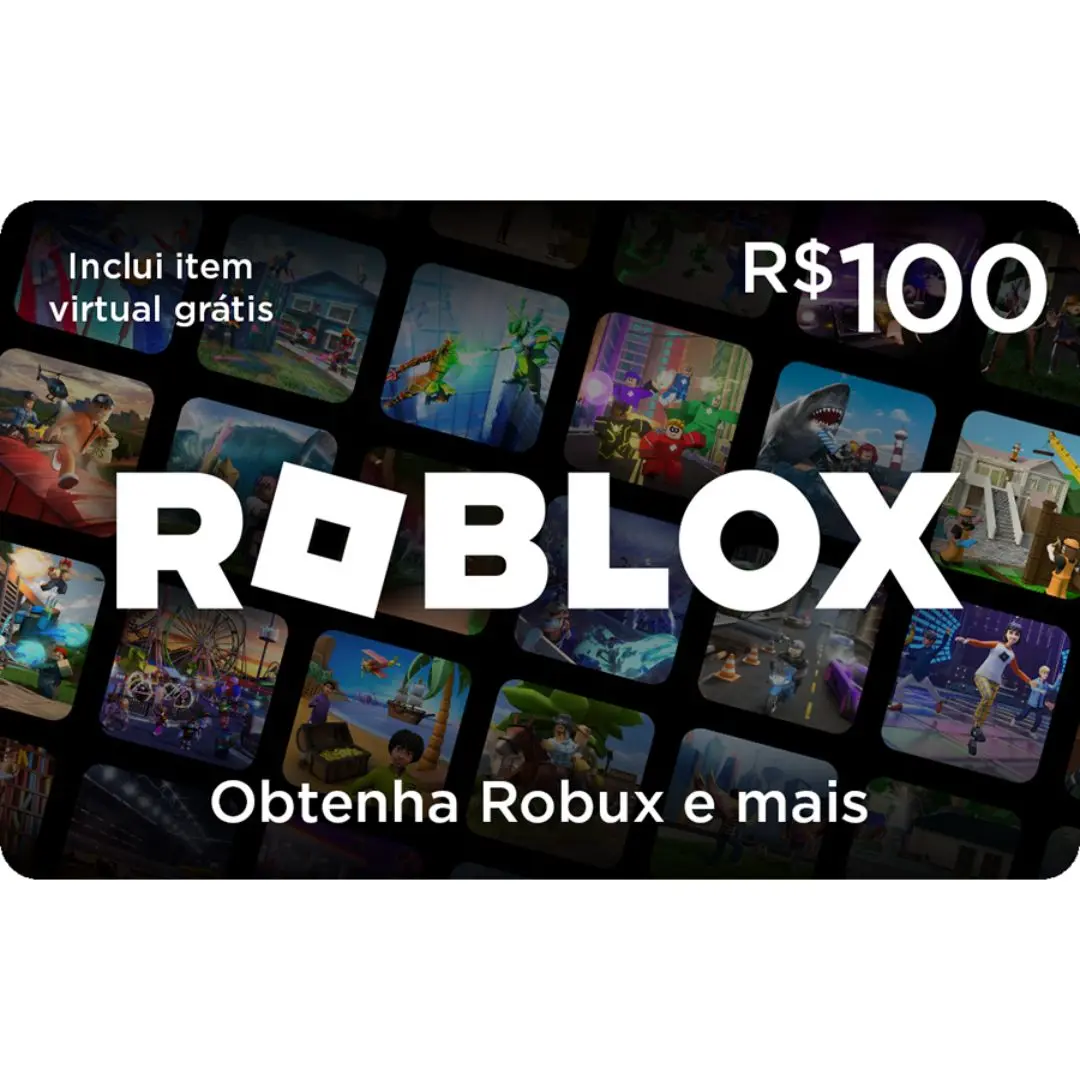 Roblox Cartao Presente