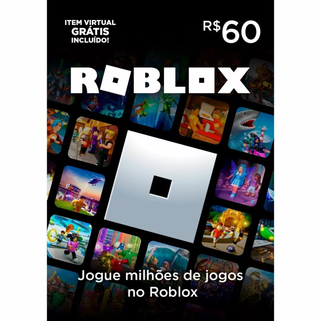 Cartão Presente Roblox - Multi Mega Premios